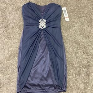 Beautiful gunmetal color dress